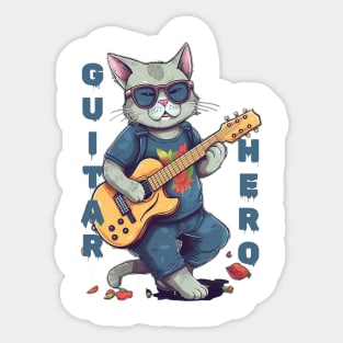 Guitar hero Sticker